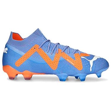 Imagem de PUMA Chuteiras de futebol masculinas Future Ultimate Firm GroundAg - Azul - Tamanho 13 M
