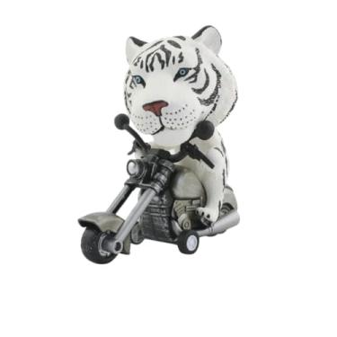 Imagem de Power Toys TECH - Miniatura Motocicleta Selvagem : Brinquedo Mini Moto - Tigres, Leões (Tigre)