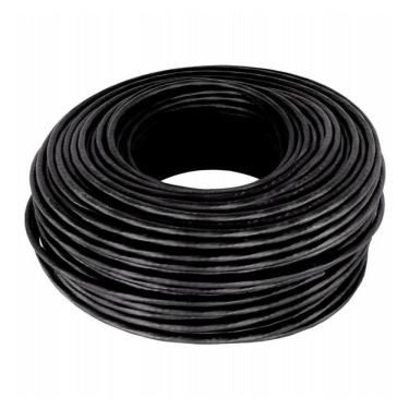 Imagem de Cabo De Rede Cat 5e Mpt Interno E Externo 200 Metros U/utp 4p X 24awg | Preto