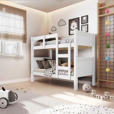 Imagem de Beliche Infantil Madri Conquista Móveis - Branco