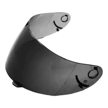 Imagem de Viseira Fumê Capacete Vaz V10 V100 Vs1 Sem Botão Antigo - Polivisor