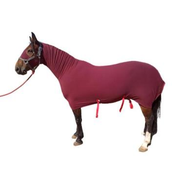 Imagem de Capa para cavalo de legging vermelha para Crioulo e Quarto de Milha - 