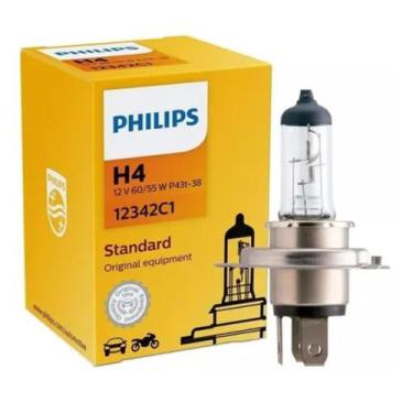 Imagem de Lâmpada Philips Halogena H4 12v 60w / 55w Standard 12342c1