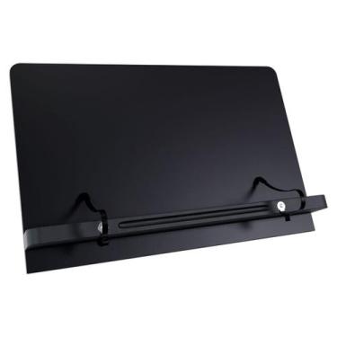 Imagem de Suporte Para Livro E Tablet Resistente Ergonômico Preto - Marca Fácil