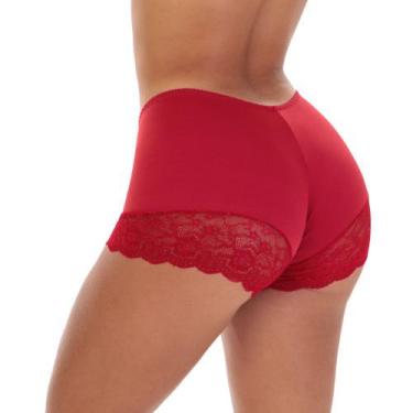 Imagem de Short Íntimo Fristyle Com Renda Vermelho Feminino Adulto, M