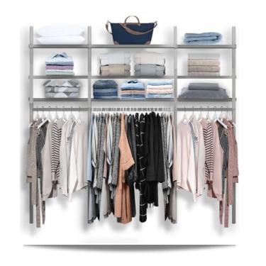 Imagem de Arara de parede plus - 2,20m - Casa Expressa