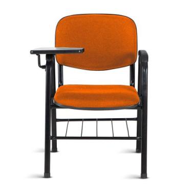 Imagem de Cadeira Universitária para Auditórios Linha Hotel Laranja - Design Off