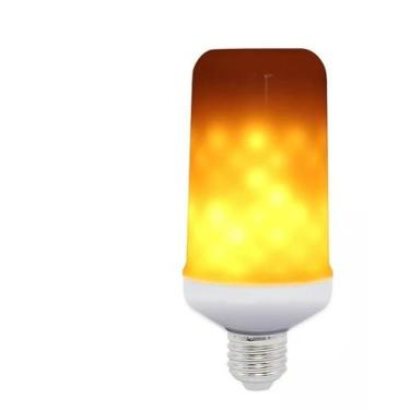 Imagem de Lâmpada Led 5w Efeito Chama Fogo Flame Tocha Bivolt E27 - Lig light