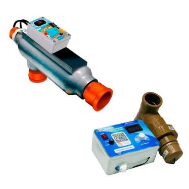 Imagem de Aquecedor auto wifi 60mil litros + ionizador para piscina - GLOBALMAR