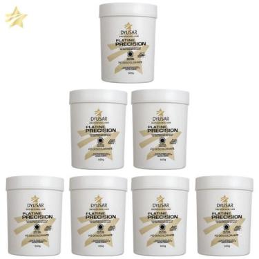 Imagem de Kit 7 Pó Descoloante Precision Platine Blue Dyusar 500g - Dyusar  Cosm