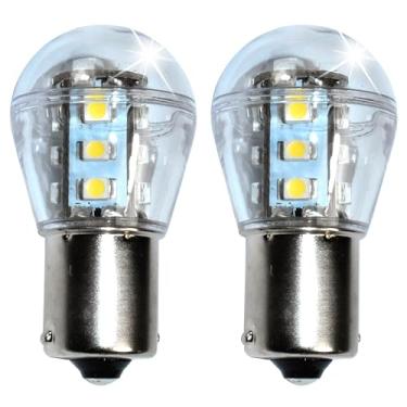 Imagem de HQRP Pacote com 2 lâmpadas de LED de farol compatíveis com Ryobi 13AD678G034 13AN688G034, 2 unidades ) Cabeça de trator de gramado lâmpada
