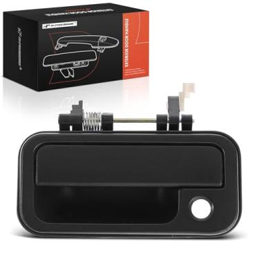 Imagem de A-Premium Maçaneta externa dianteira esquerda do lado do motorista com fechadura compatível com Honda Passport 1998-2002 e Isuzu Amigo 1998-2000, Rodeo 1998-2004, Rodeo Sport 2001-2003, preto