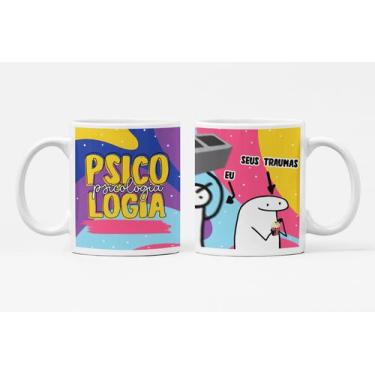 Imagem de Caneca de Porcelana Personalizada Profissão Psicólogia - Like Geek