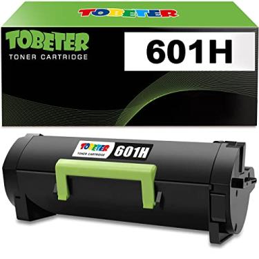 Imagem de Cartucho de toner compatível com alto rendimento 601H 60F1H00 da ToBeter para Lexmark MX310, MX410, MX510, MX511, MX610, MX611 (até 10.000 páginas)