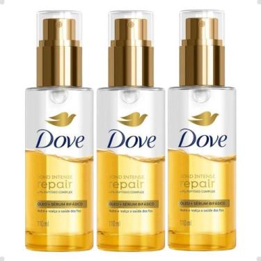 Imagem de Kit Óleo Capilar Sérum Bisáfico Dove Bond Intense Repair 110ml Com 3
