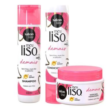Imagem de Kit Salon Line Meu Liso Demais C/3