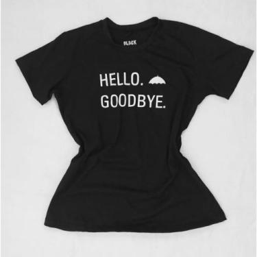 Imagem de Camiseta Feminina Hello GoodBye The Umbrella Academy - Baby Look - SEM