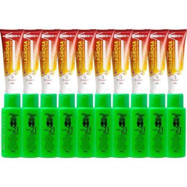 Imagem de Revenda Atacado 10 Pomada Massageadora Millagrosa + 10 Gel Detonador 1