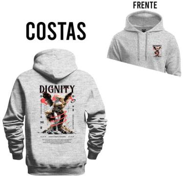 Imagem de Moletom Dignit Canguru Agasalho Varias Cores - Nexstar, Cinza, M