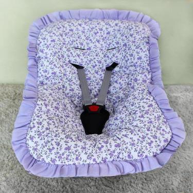 Imagem de Capa para Bebê Conforto - Laura Baby, Floral Lilás