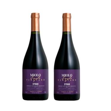 Imagem de Kit 2 Un Vinho Miolo Single Vineyard Syrah 750 ml
