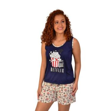 Imagem de KIT 3 Pijamas Feminino Baby Doll Camiseta Malha Atacado - SLEEP PIJAMA