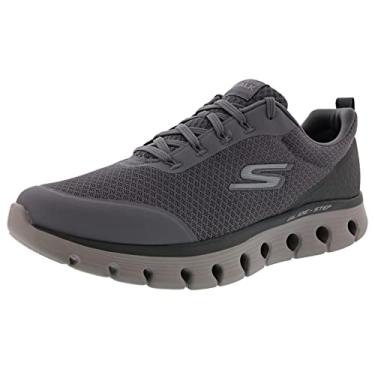Imagem de Skechers Tênis de corrida masculino Go Walk Glide-Step - Ryder, Cinza, 9.5