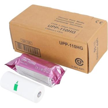 Imagem de UPP-110HG Filme/mídia de papel de ultrassom de alto brilho, substituição para Sony Upp-110HG, 110 mm x 18 m (10)