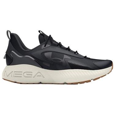 Imagem de Under Armour Tênis esportivo masculino UA HOVR Mega 2 MVMNT (preto/quartzo branco/003, sistema de tamanho de calçados dos EUA, adulto, masculino, numérico, médio, 43)