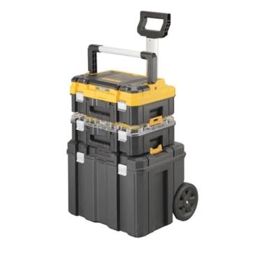 Imagem de Dewalt Maleta de Ferramentas com Rodas, Organizador com 3 Módulos de Armazenamento, Ideal para Transportar Ferramentas, Modelo DWST60404