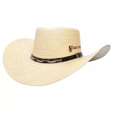 Imagem de Chapéu de Palha Pantaneiro Copa Formada - 8 Segundos