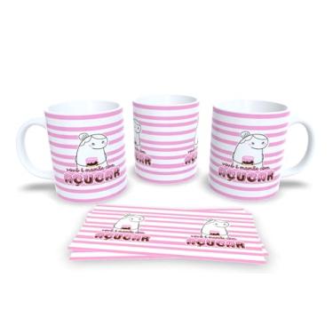 Imagem de Caneca de Porcelana Personalizada dia dos Avós Bisavó Pack21 (Vovó é mamãe com açucar 1)