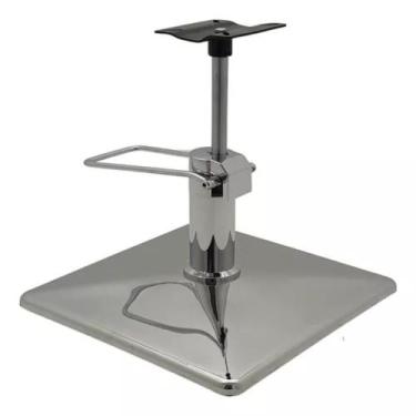 Imagem de Base Hidráulica Para Cadeira Cabeleireiro Barbeiro Quadrada - MVC