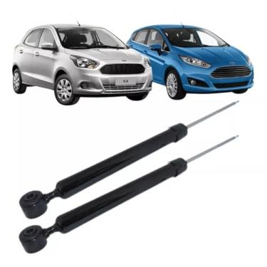 Imagem de PAR DE AMORTECEDOR TRASEIRO ESQUERDO E DIREITO NEW FIESTA HATCH SEDAN 2010 A 2019 NEW KA 2014 A 2021