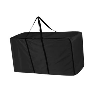 Imagem de YIJU Bolsa de armazenamento de fábrica de feno de transporte espessado espessado para o cavalo de reprodução cavaleiro equestrian saco de fardo com bolsa, Preto