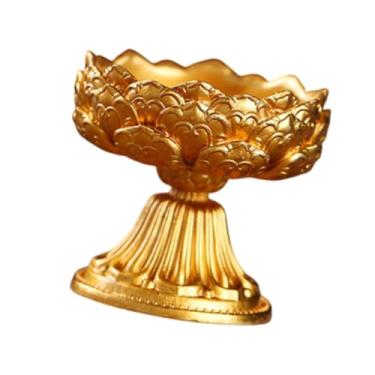 Imagem de IEUDNS Ghee lâmpada manteiga de manteiga vela stand lotus vela stand lotus titular de lâmpada de manteiga para banquetes