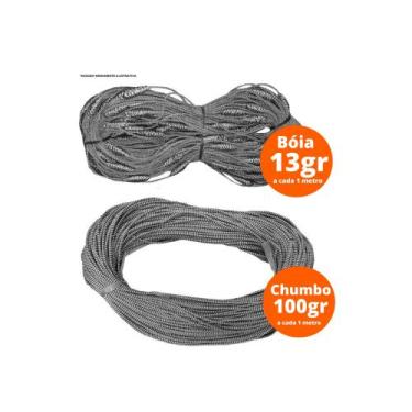 Imagem de Kit 50m Tralha boia 13gr + Tralha Chumbo 100gr King Redinha - RANCHO