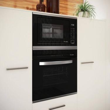 Imagem de Conjunto Micro-ondas de Embutir 25l e Forno Elétrico Digital de Embutir 68l Mueller Preto
