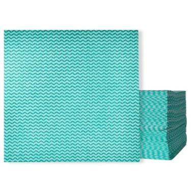 Imagem de porffitoy Toalha de limpeza de cozinha descartável panos de limpeza resistentes panos de prato descartáveis 50 unidades/pacote