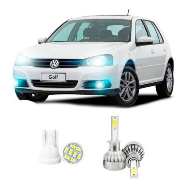 Imagem de Lampada Led Farol Baixo Volkswagen Golf V 2007-2013 20000lm - V10, Bra