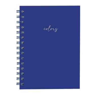 Imagem de Caderno Capa Dura Solid Colors Azul Royal 100 Fls 14x20cm