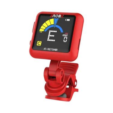 Imagem de Afinador de Guitarra, Baixo e Ukulele USB Recarregável AROMA AT-102 - 