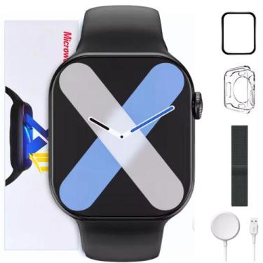 Imagem de Novo Smartwatch S10 Pro Amoled com GPS NFC Android iOS C/ Pulseira Met