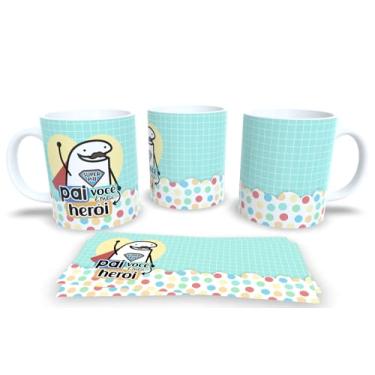 Imagem de Caneca Personalizadas Pai Te Amo – Com Frases Divertidas | Presente Criativo Dia dos Pais P34 (Super pai)