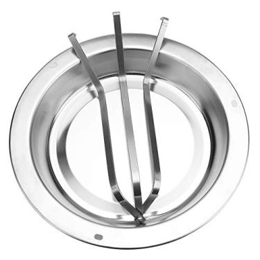 Imagem de Titular de Lata de Cerveja P&P Chef Stand Rack Racker Roaster Aço Suporte de Torrefador de Torrefador Assado para Churrasco, Rack de Aço Manchado e T