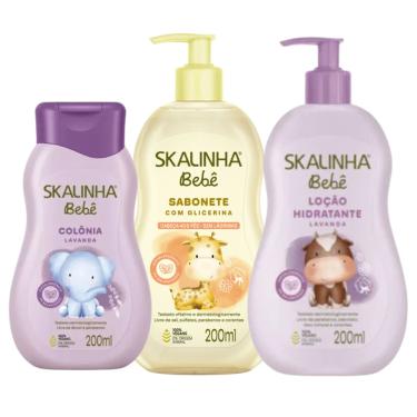 Imagem de Kit Skalinha Bebê Hidratante  Corporal + Sabonete Líquido + Colônia
