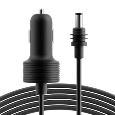 Imagem de EAZUSE Carregador De Carro Starlink Mini, Cabo De Alimentação 12V 10Ft/3M Para Mini Starlink Com Adaptador De Plugue De Acendedor De Cigarro, Cabo De Alimentação Dc Resistente 16Awg À Prova D'Água