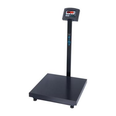 Imagem de Balança Digital  Industrial 300kg Coluna 50x50 cor Preta Welmy - Geral