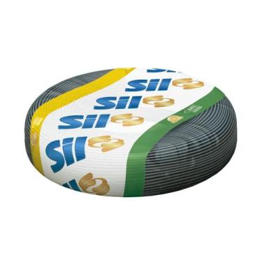 Imagem de Fio Cabo Cobre Flex Sil 750V 6mm Rolo de 100M Preto