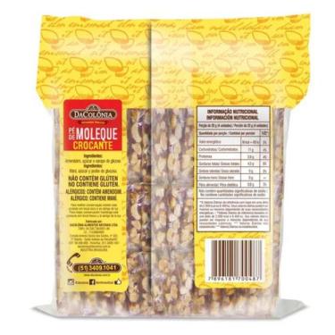 Imagem de Kit 8 pé de moleque crocante 224g rapadurinha - DaColônia